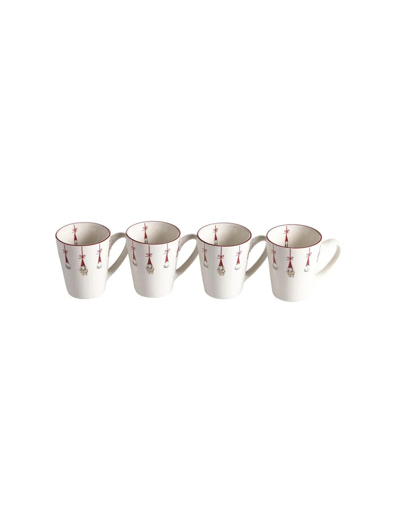Mokjes Santa 4 stuks