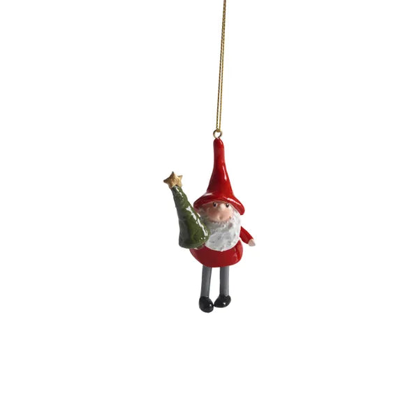 Hanger tomte met kerstboom