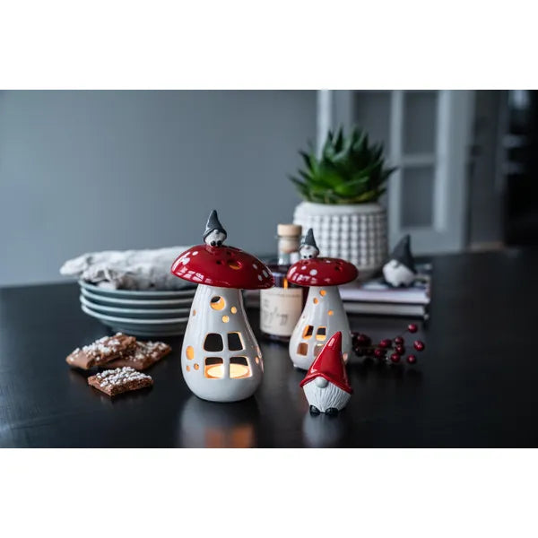 Lantaarn Tomte op paddestoel small