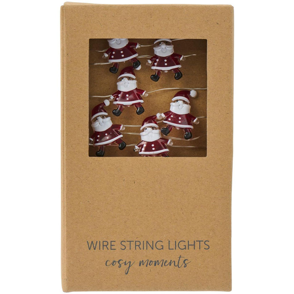 Lichtsnoer Kerstmannetjes