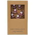 Lichtsnoer Kerstmannetjes