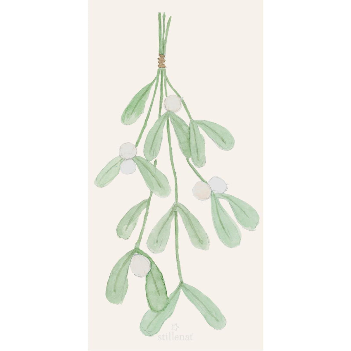 Servetten "Mistletoe"