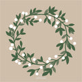 Servetten "Snowberry"