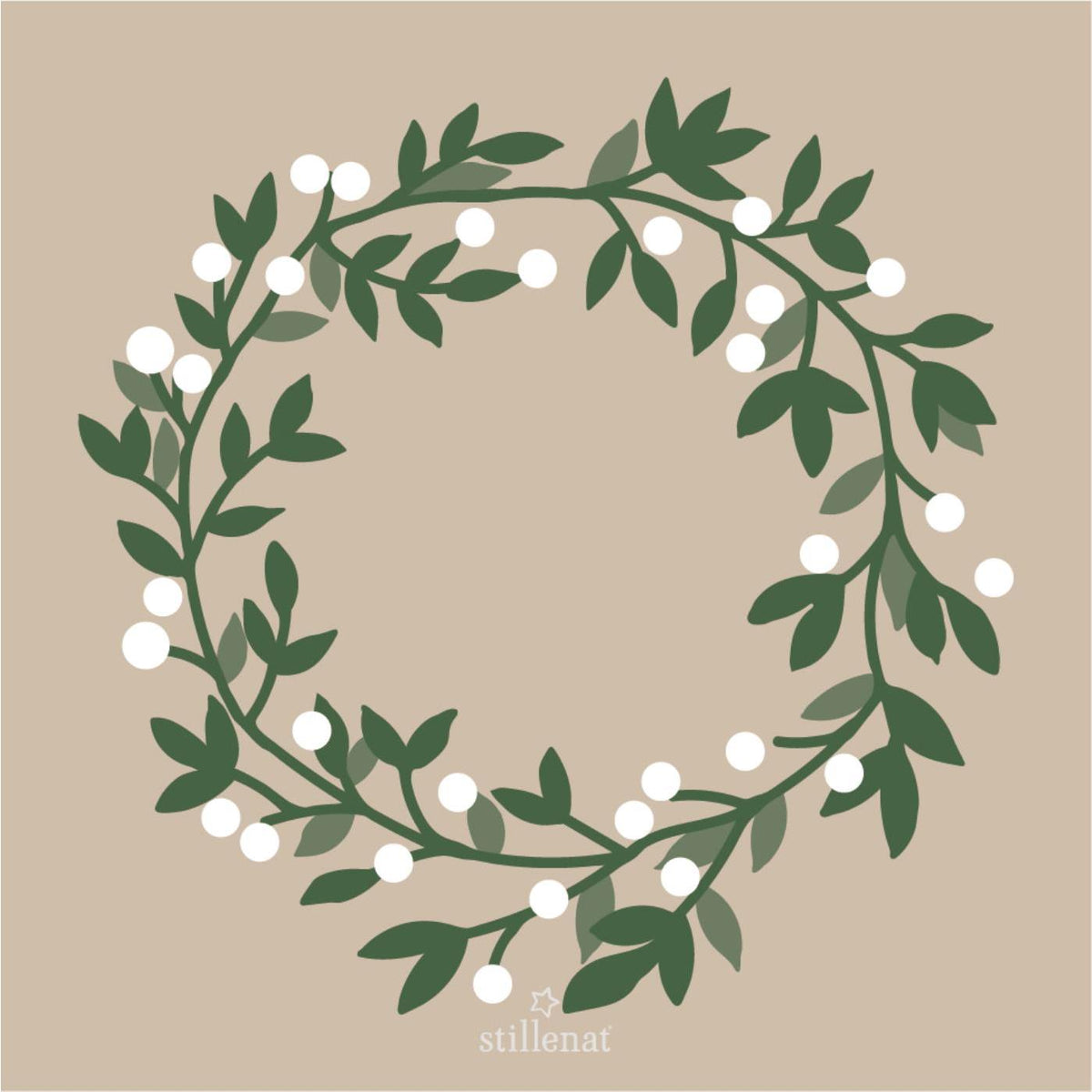 Servetten "Snowberry"
