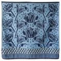 Mariëtte Wolbert  theedoek "La Bomba Tulipa" blauw