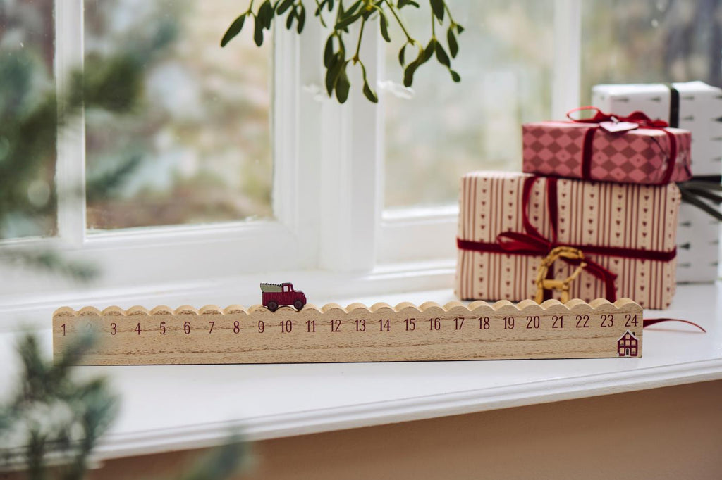 Adventskalender met auto