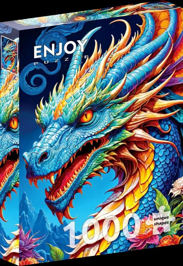Enjoy Puzzle Blue Dragon