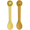 Trixie Silicone Spoon Mr Lion, Χρώμα Κίτρινο & Πορτοκαλί 2 Τεμάχια