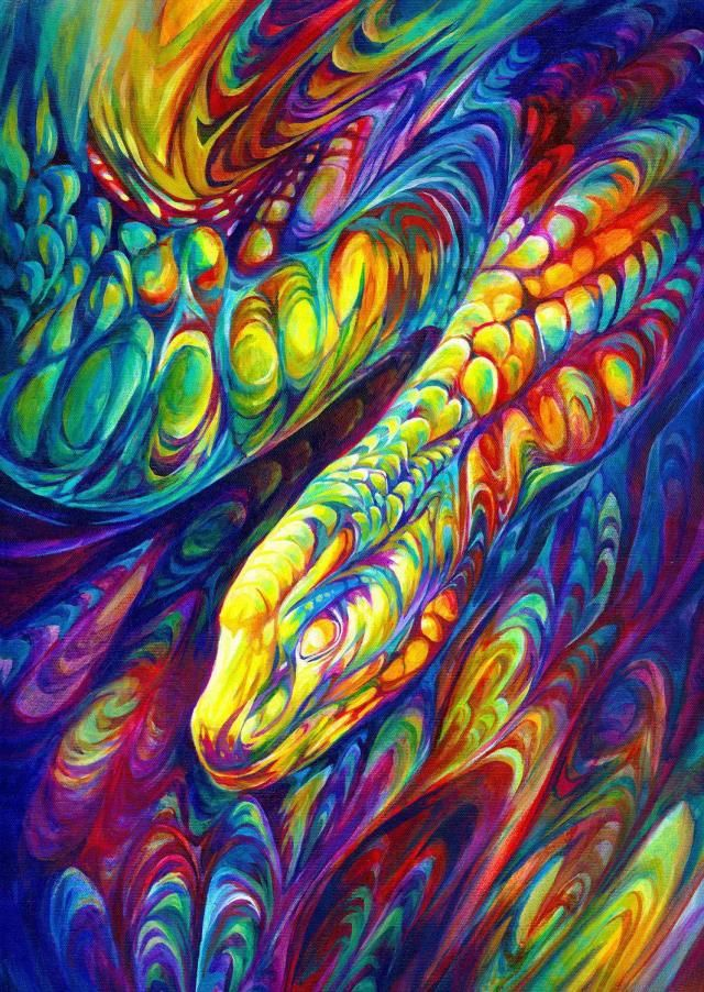 Puzzle Rainbow Snake