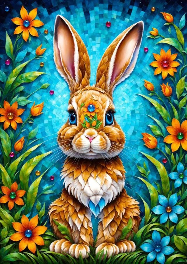 Enjoy Puzzle Lapin De Jardin