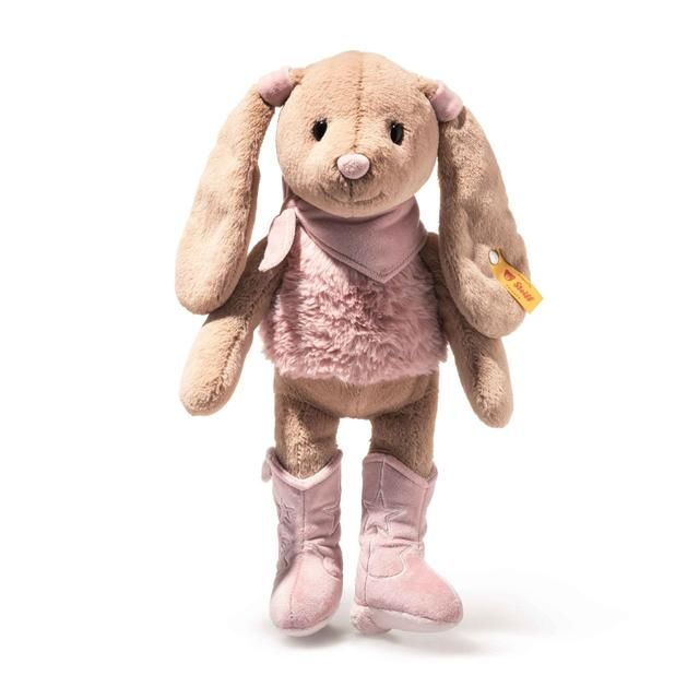 Steiff Hoppie Rabbit Cowgirl Cuddly Friends, 32cm - 081149
