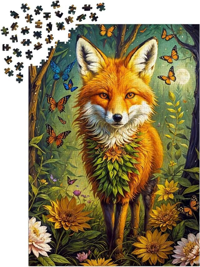 NoNo Enjoy Puzzle 1000 - Enchanted Fox